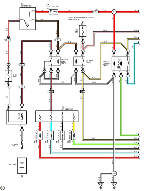 Toyota Ignition Switch Wiring Colors