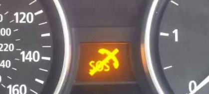 Why does BMW Sos Warning Light come on