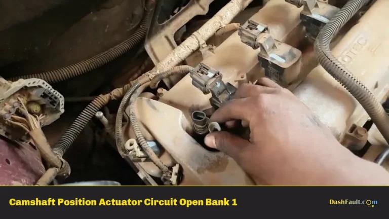 Camshaft Position Actuator Circuit Open Bank 1