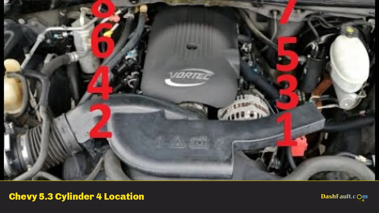 Chevy 5.3 Cylinder 4 Location