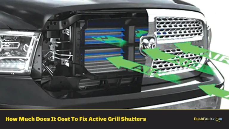 How Much Does It Cost To Fix Active Grill Shutters