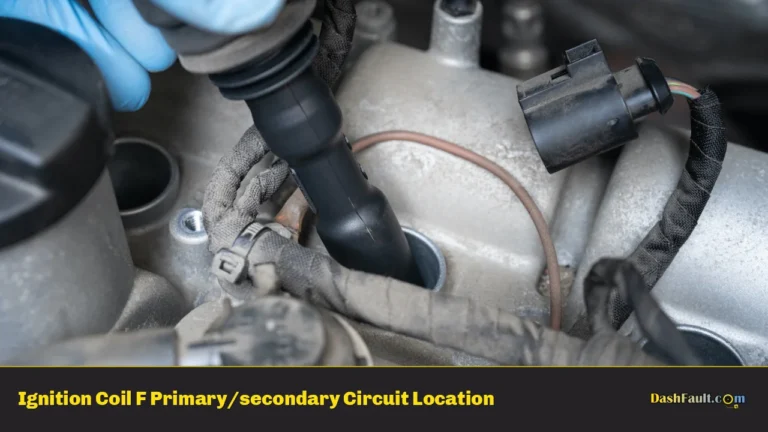 Ignition Coil F Primary/secondary Circuit Location