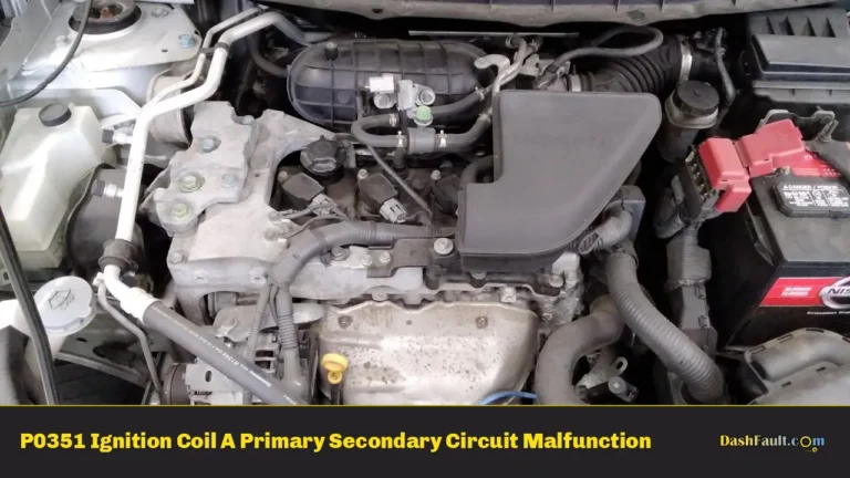 P0351 Ignition Coil A Primary Secondary Circuit Malfunction