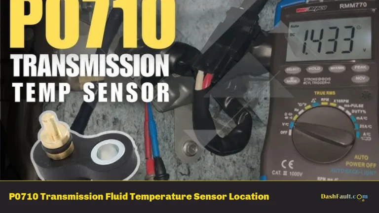 P0710 Transmission Fluid Temperature Sensor Location