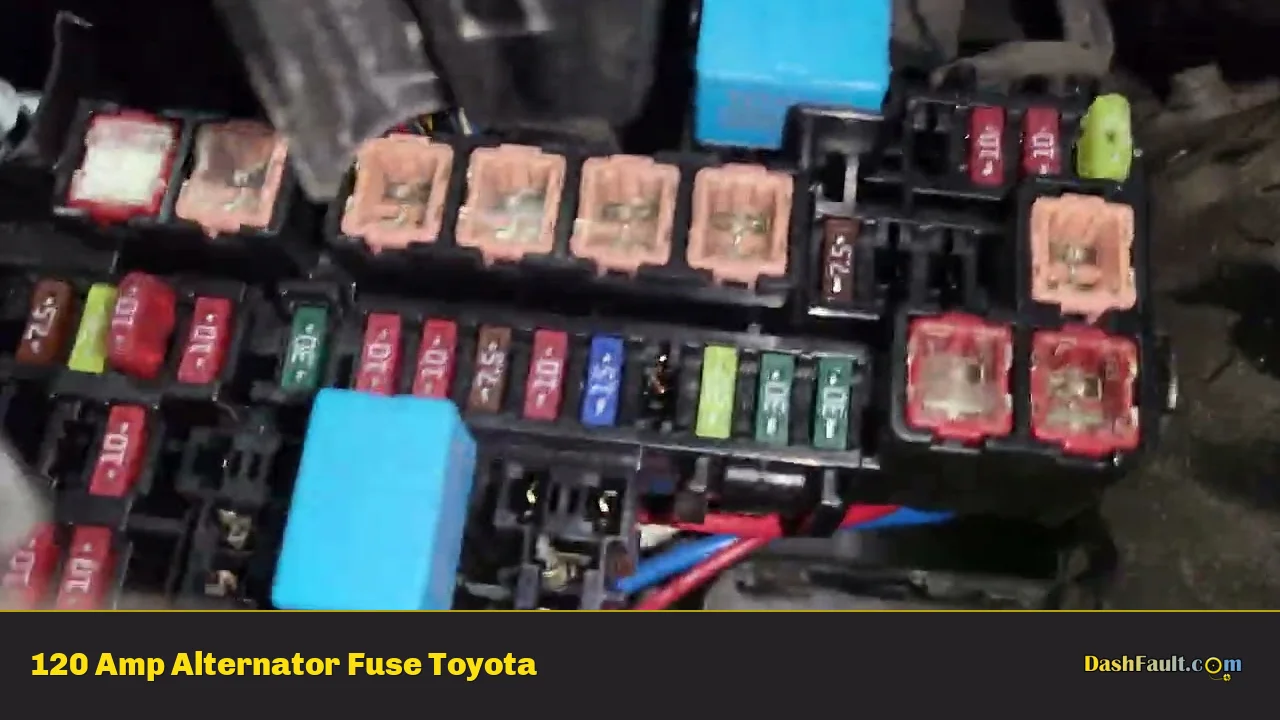 120 Amp Alternator Fuse Toyota