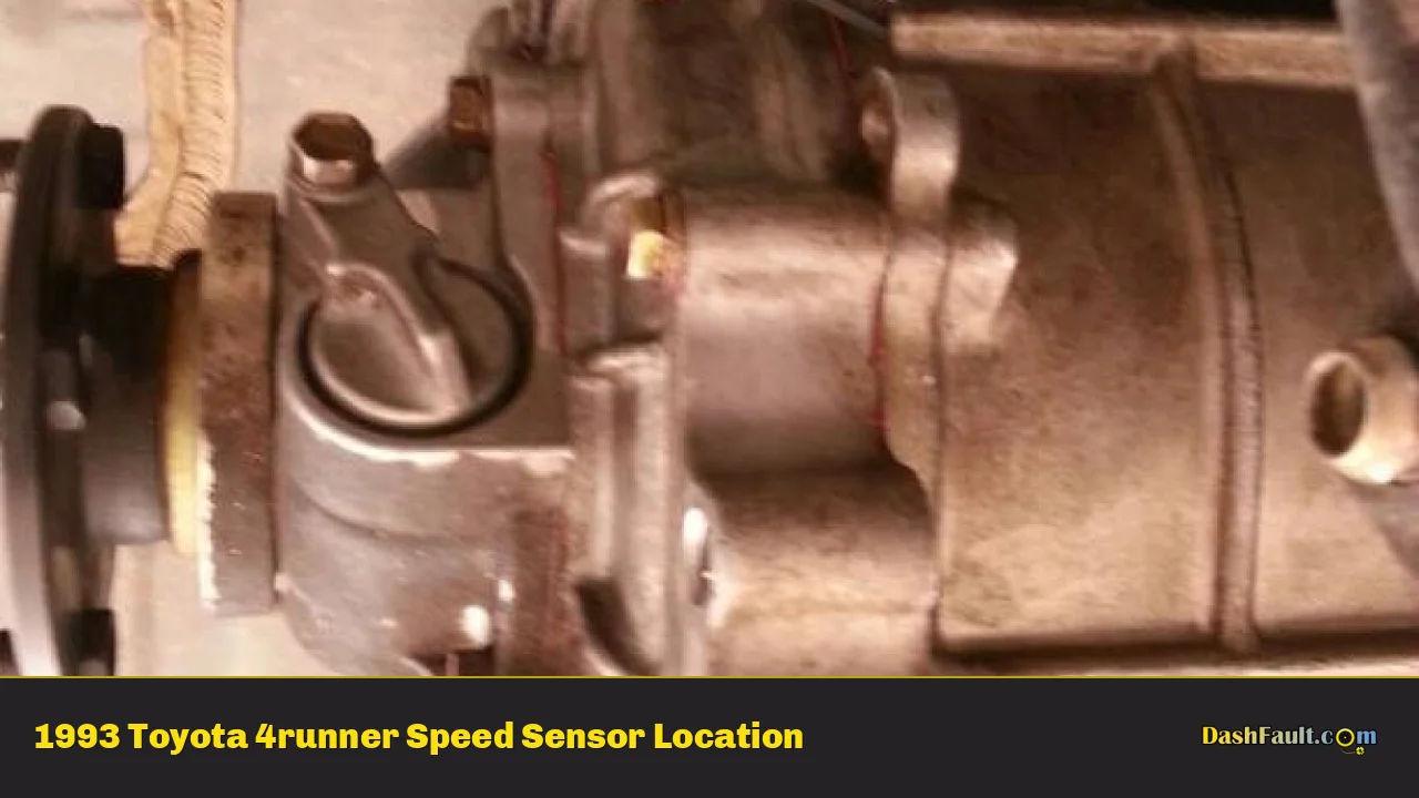 1993 Toyota 4runner Speed Sensor Location