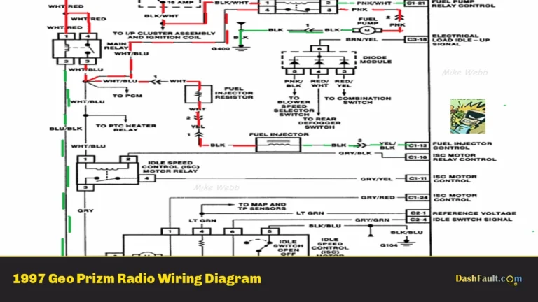 1997 Geo Prizm Radio Wiring Diagram