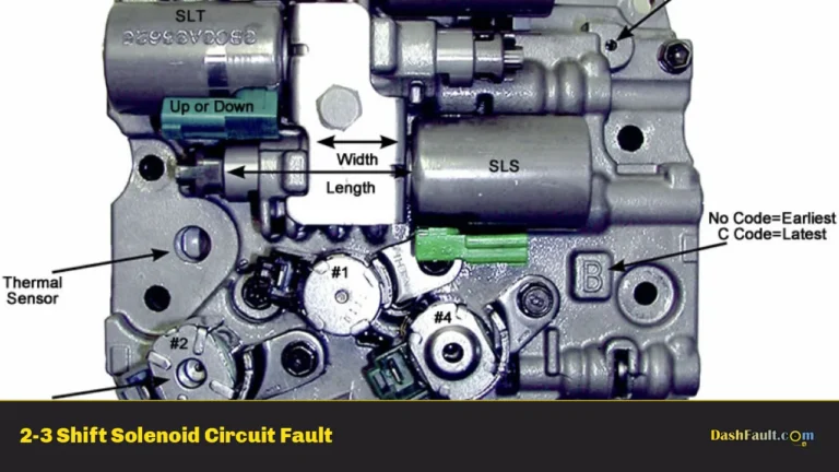 2-3 Shift Solenoid Circuit Fault