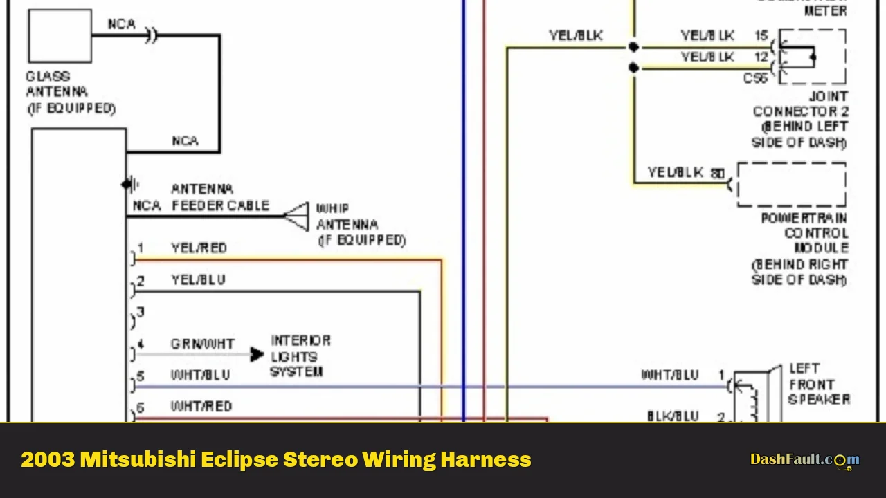 2003 Mitsubishi Eclipse Stereo Wiring Harness