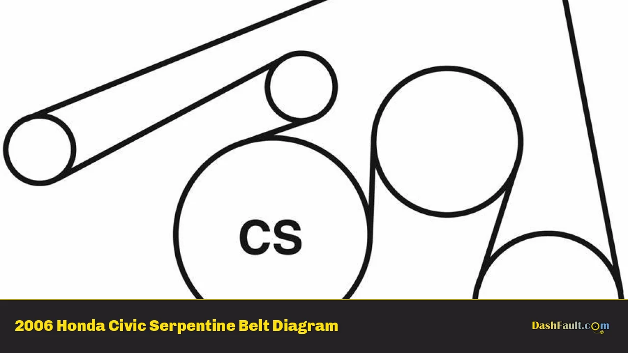 2006 Honda Civic Serpentine Belt Diagram