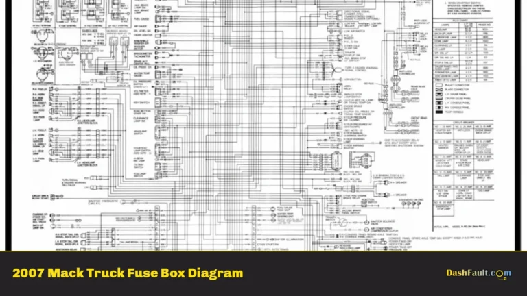 2007 Mack Truck Fuse Box Diagram