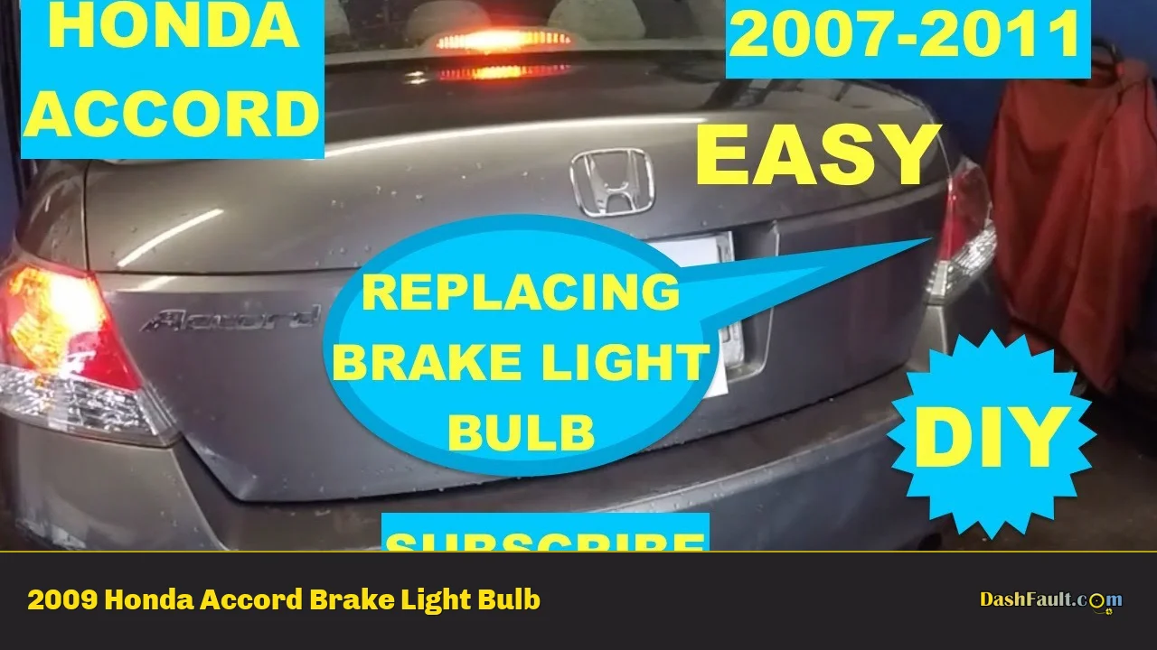 2009 Honda Accord Brake Light Bulb