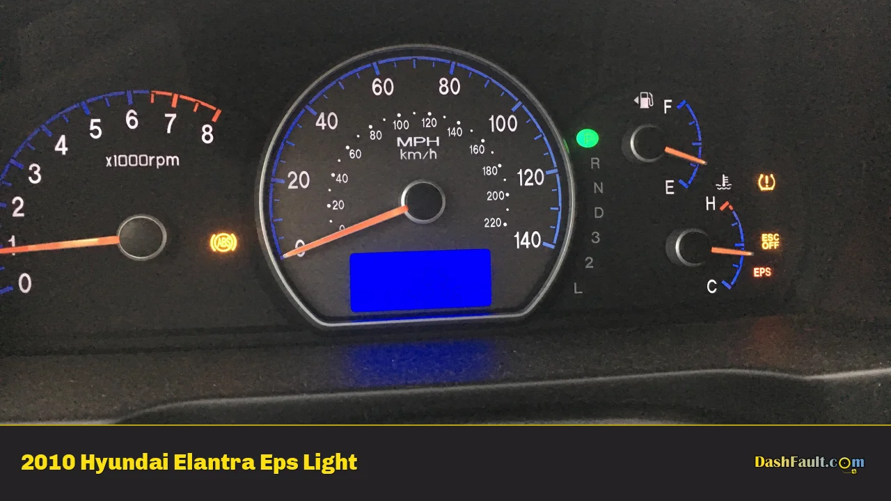 2010 Hyundai Elantra Eps Light