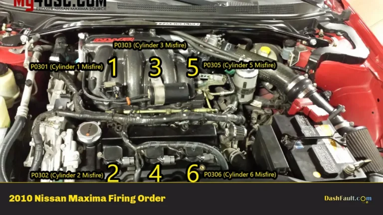 2010 Nissan Maxima Firing Order