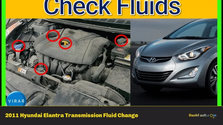 2011 Hyundai Elantra Transmission Fluid Change