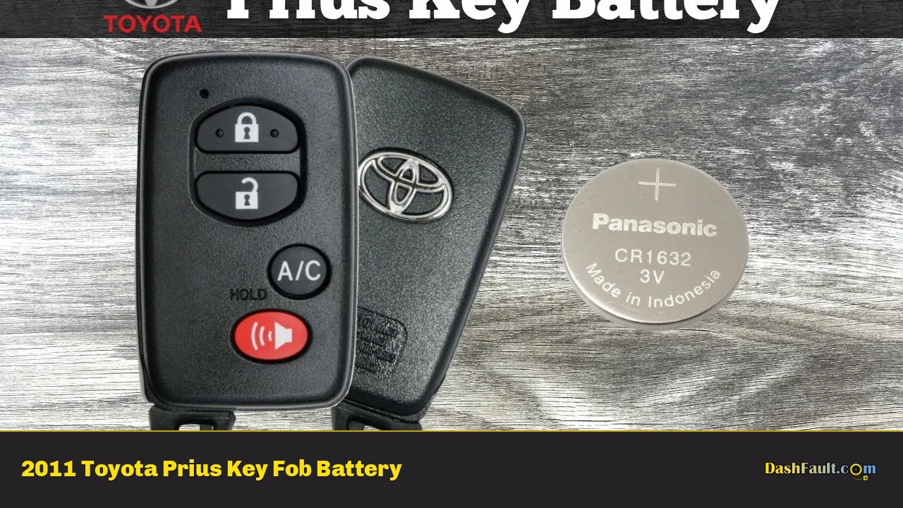 2011 Toyota Prius Key Fob Battery