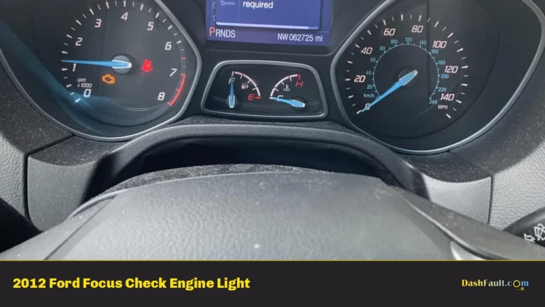 2012 Ford Focus Check Engine Light