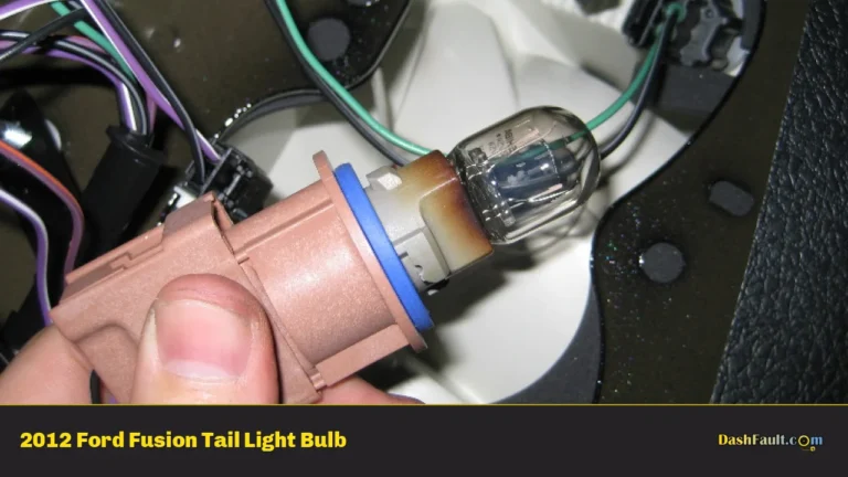 2012 Ford Fusion Tail Light Bulb