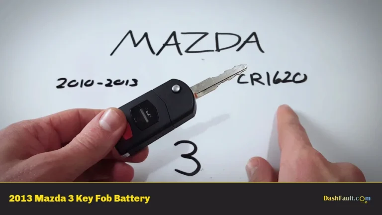 2013 Mazda 3 Key Fob Battery