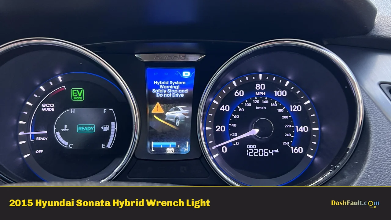 2015 Hyundai Sonata Hybrid Wrench Light