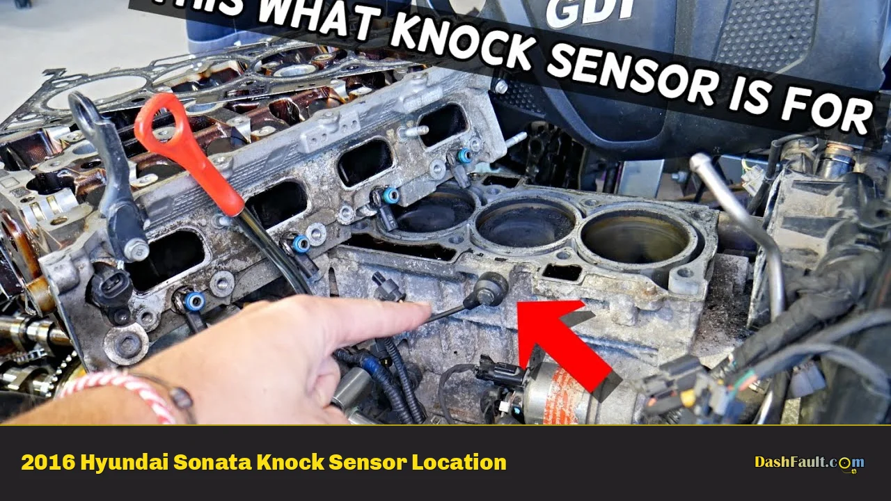 2016 Hyundai Sonata Knock Sensor Location