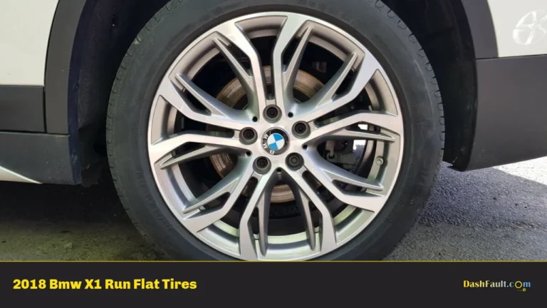 2018 Bmw X1 Run Flat Tires