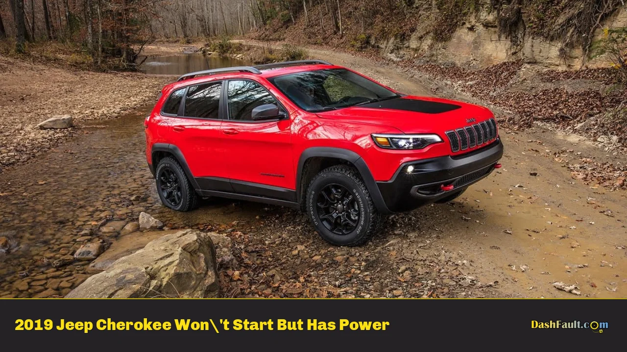 2019 Jeep Cherokee Won't Start But Has Power