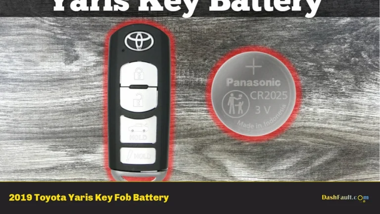 2019 Toyota Yaris Key Fob Battery