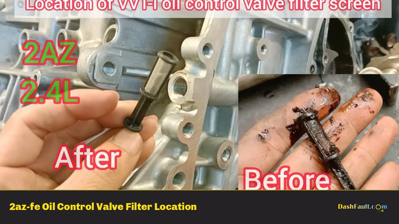 2az-fe Oil Control Valve Filter Location