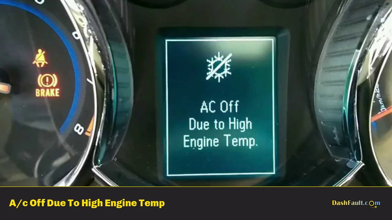 A/c Off Due To High Engine Temp