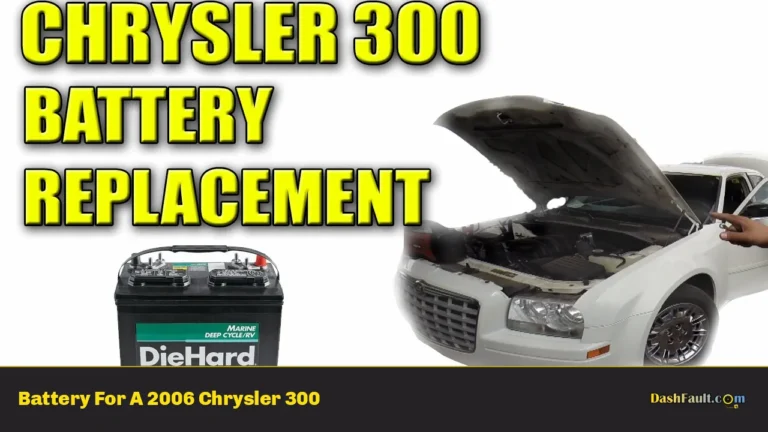 Battery For A 2006 Chrysler 300