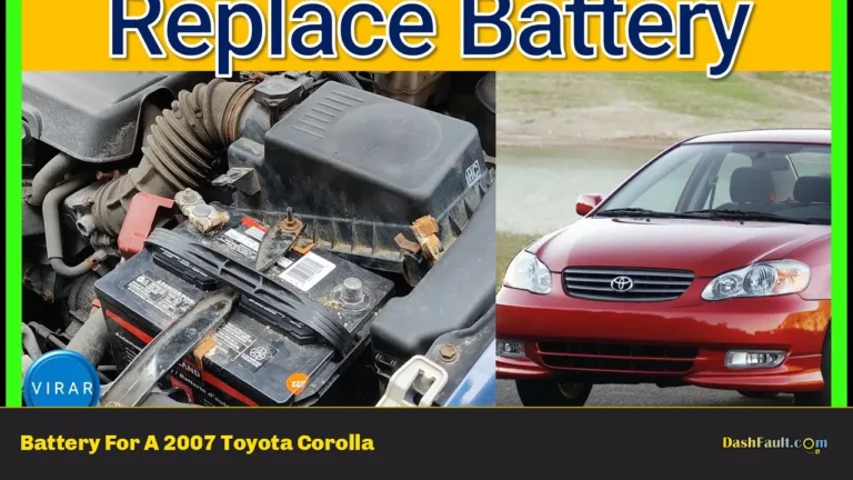 Battery For A 2007 Toyota Corolla