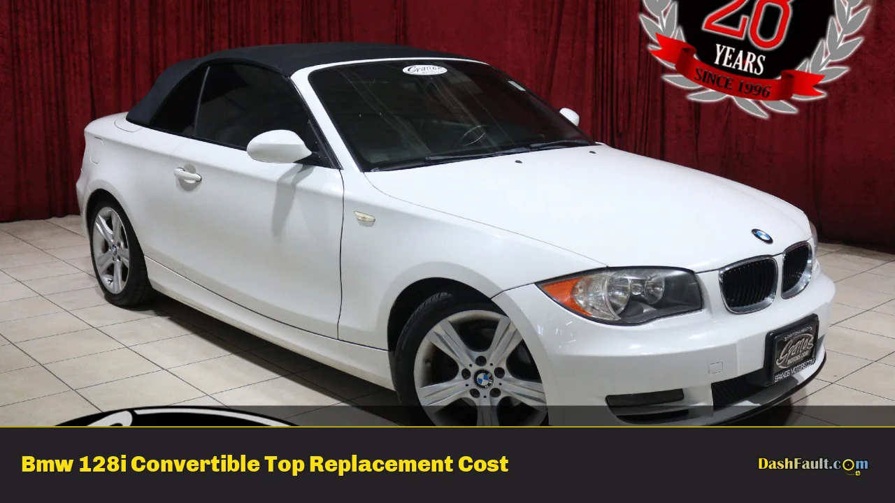 Bmw 128i Convertible Top Replacement Cost