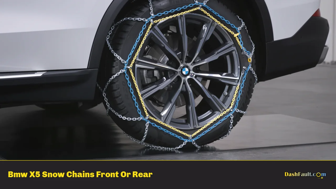 Bmw X5 Snow Chains Front Or Rear