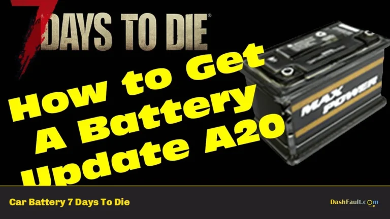 Car Battery 7 Days To Die