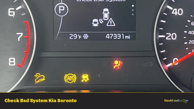 Check Bsd System Kia Sorento