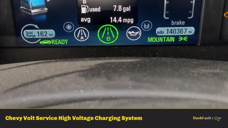 Chevy Volt Service High Voltage Charging System