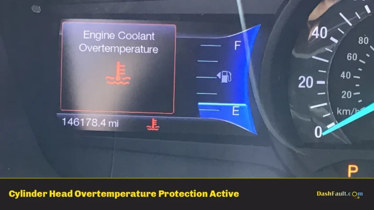 Cylinder Head Overtemperature Protection Active