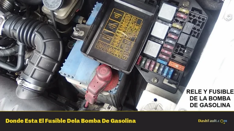 Donde Esta El Fusible Dela Bomba De Gasolina