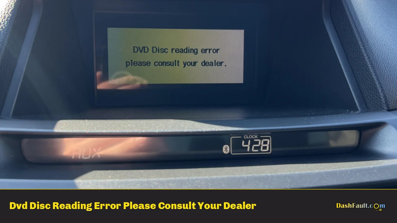 Dvd Disc Reading Error Please Consult Your Dealer