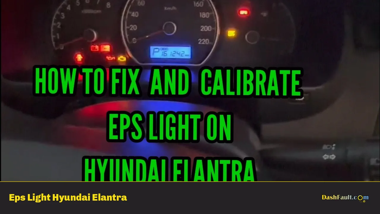 Eps Light Hyundai Elantra