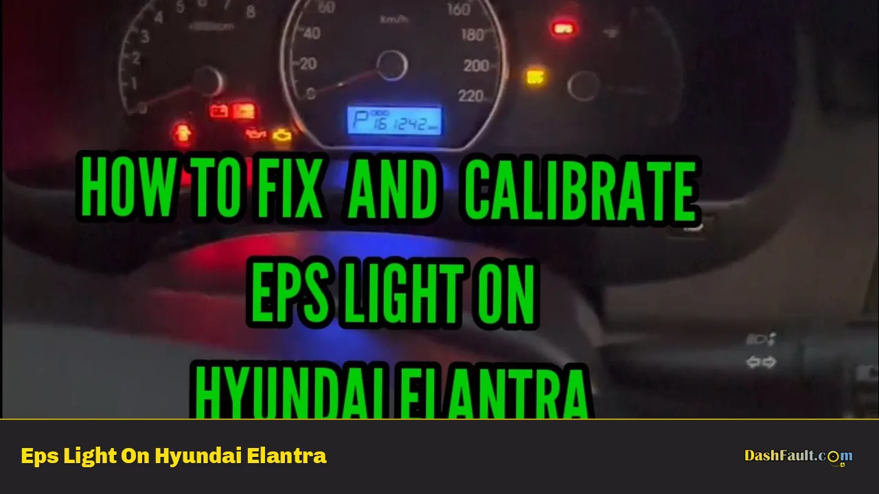 Eps Light On Hyundai Elantra