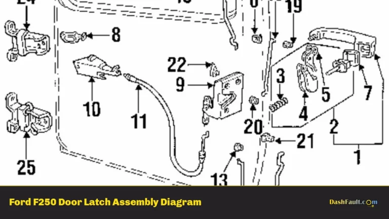 Ford F250 Door Latch Assembly Diagram