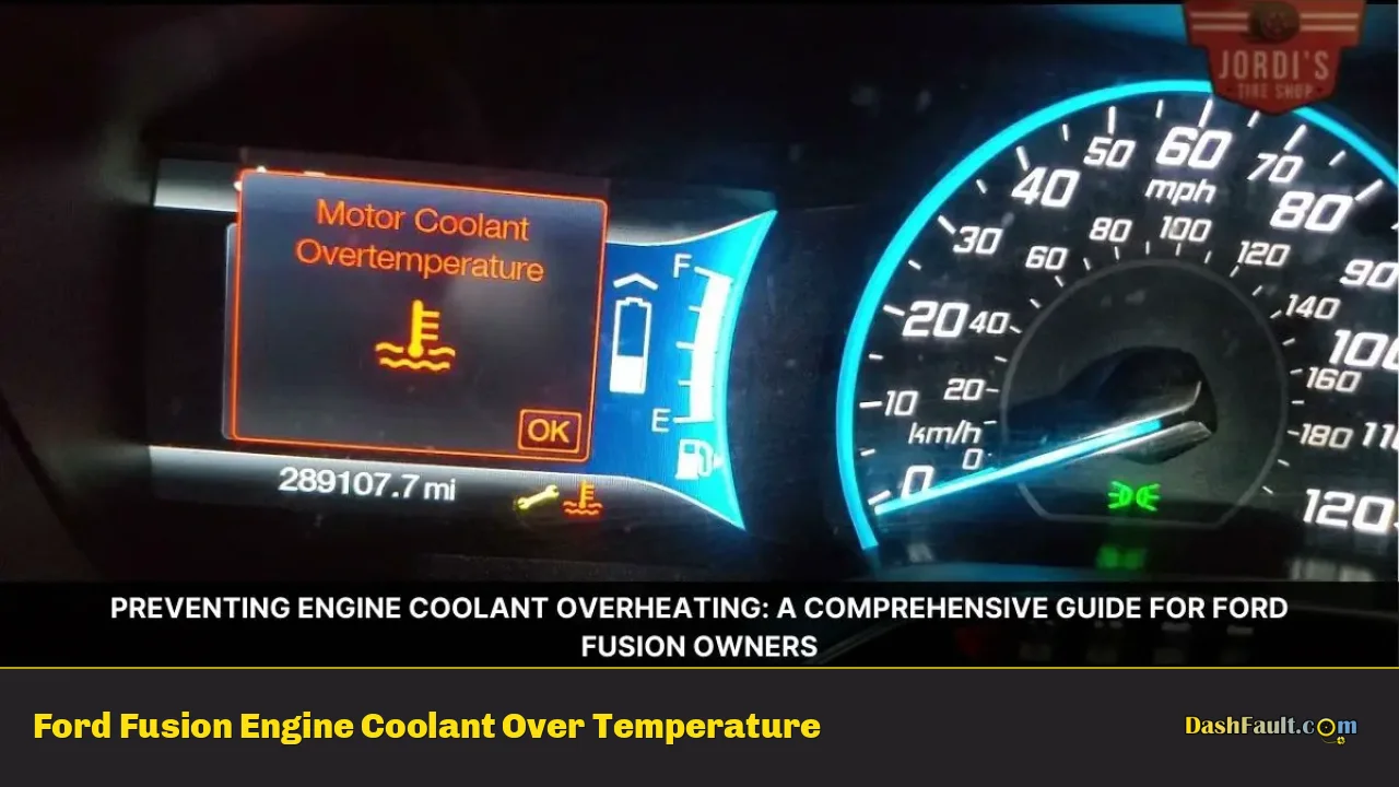 Ford Fusion Engine Coolant Over Temperature