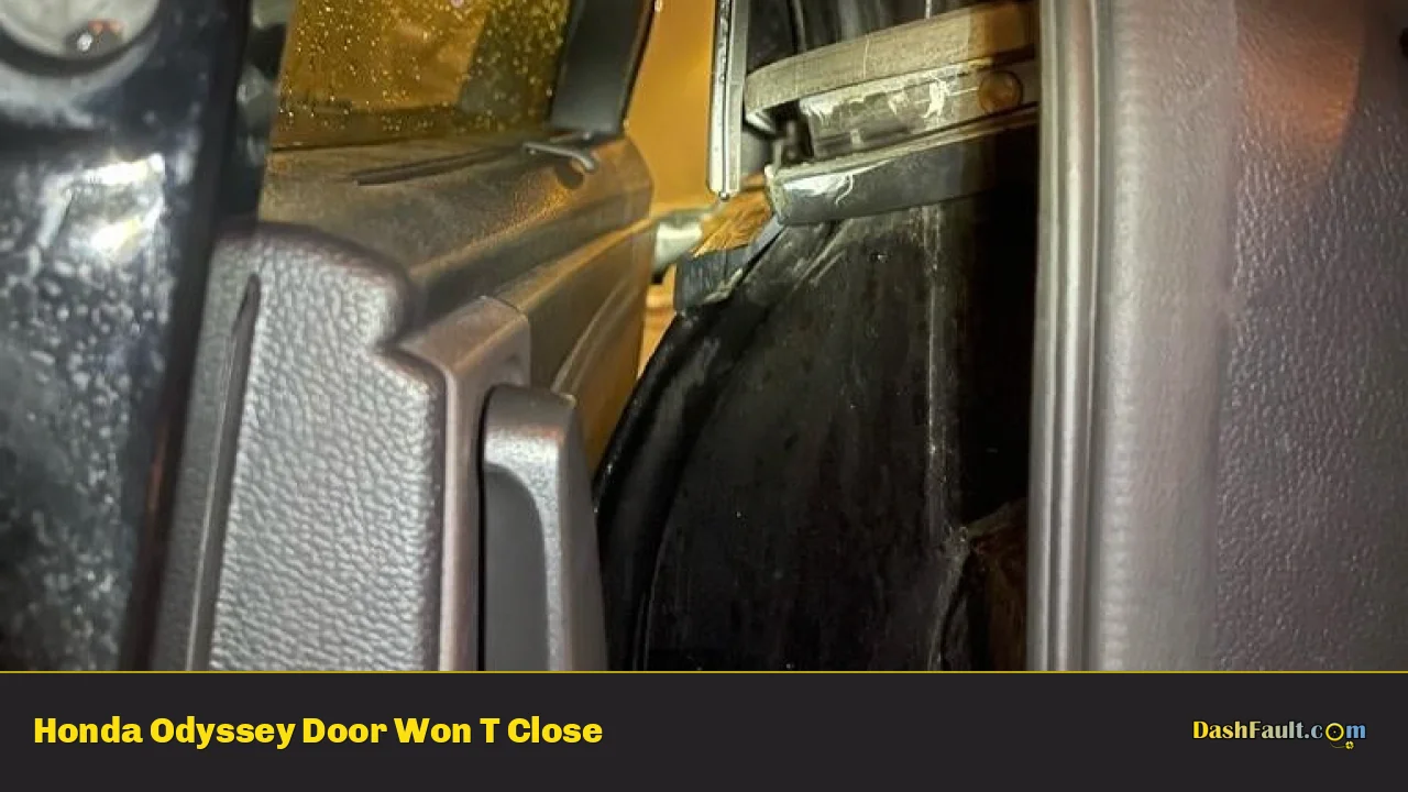 Honda Odyssey Door Won T Close