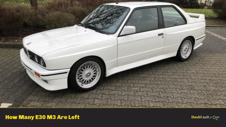 How Many E30 M3 Are Left