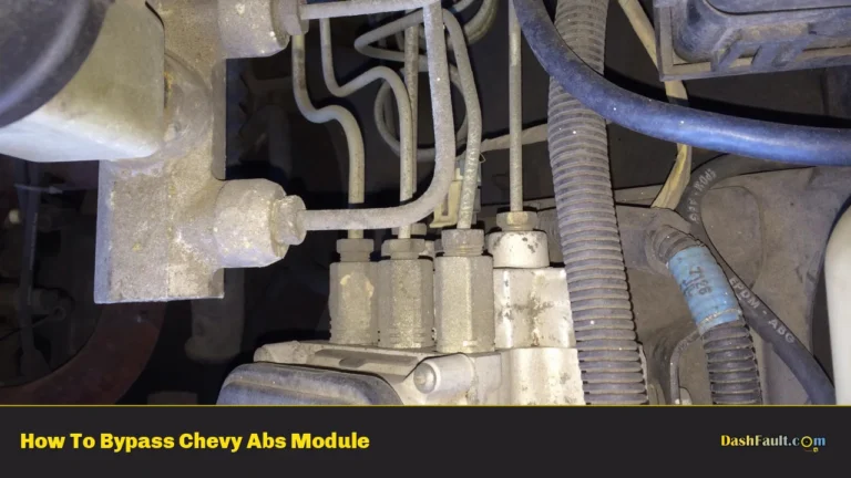 How To Bypass Chevy Abs Module