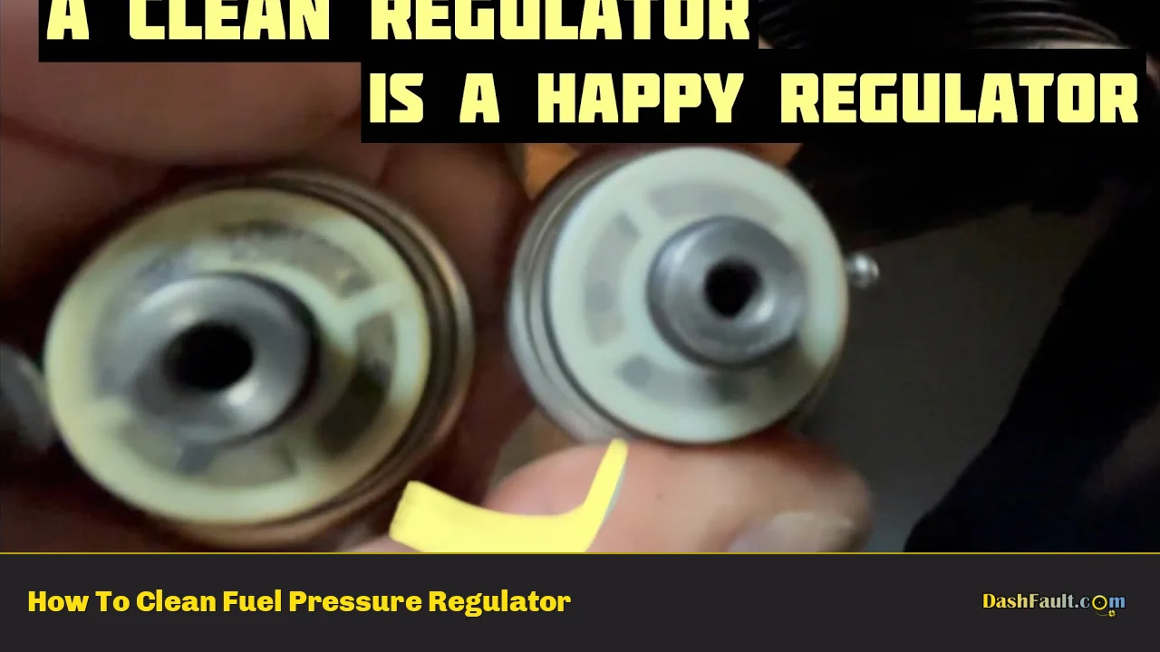 How To Clean Fuel Pressure Regulator