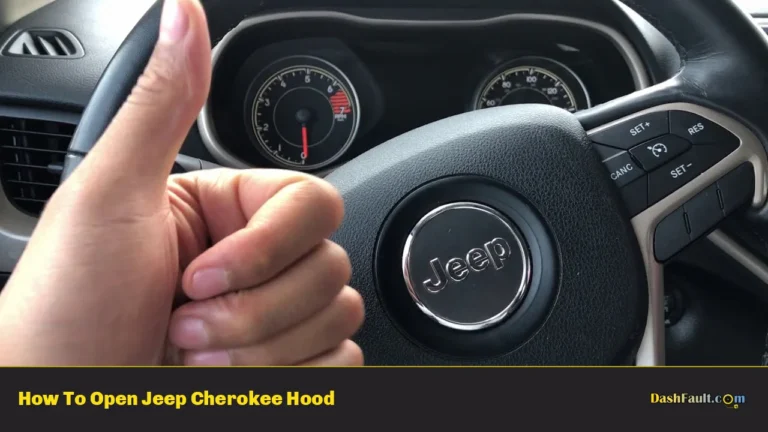 How To Open Jeep Cherokee Hood