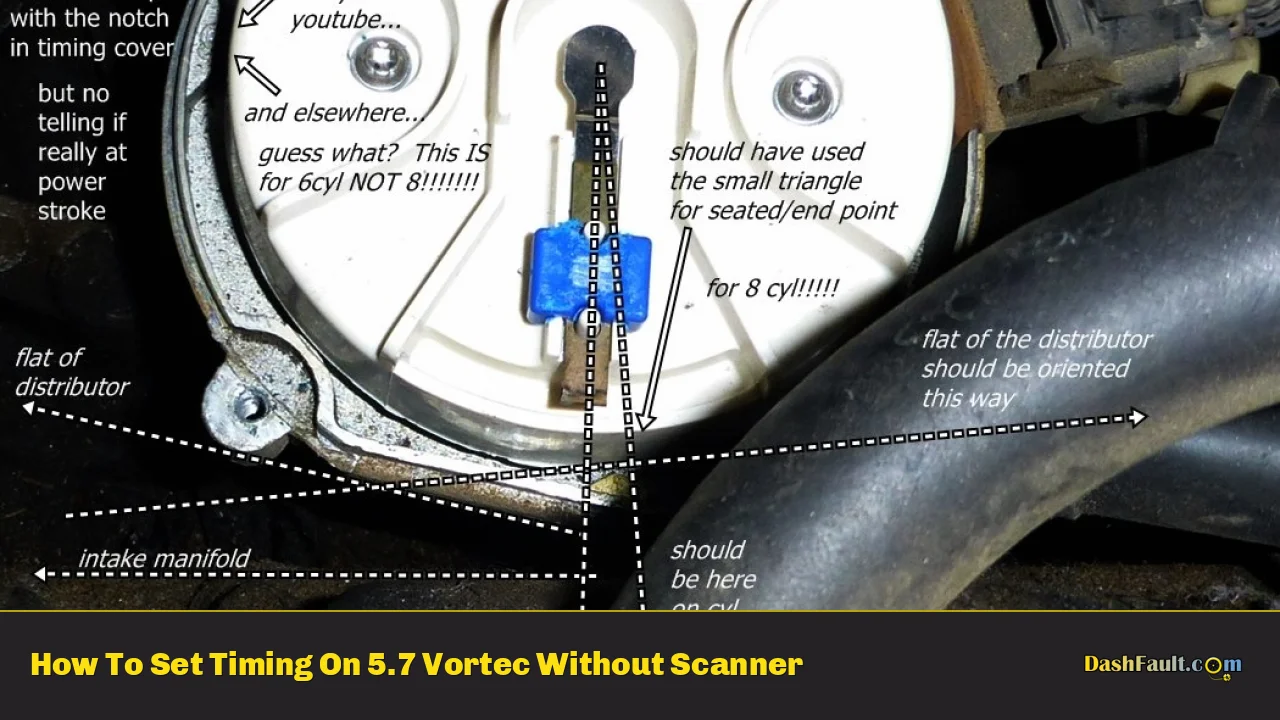 How To Set Timing On 5.7 Vortec Without Scanner